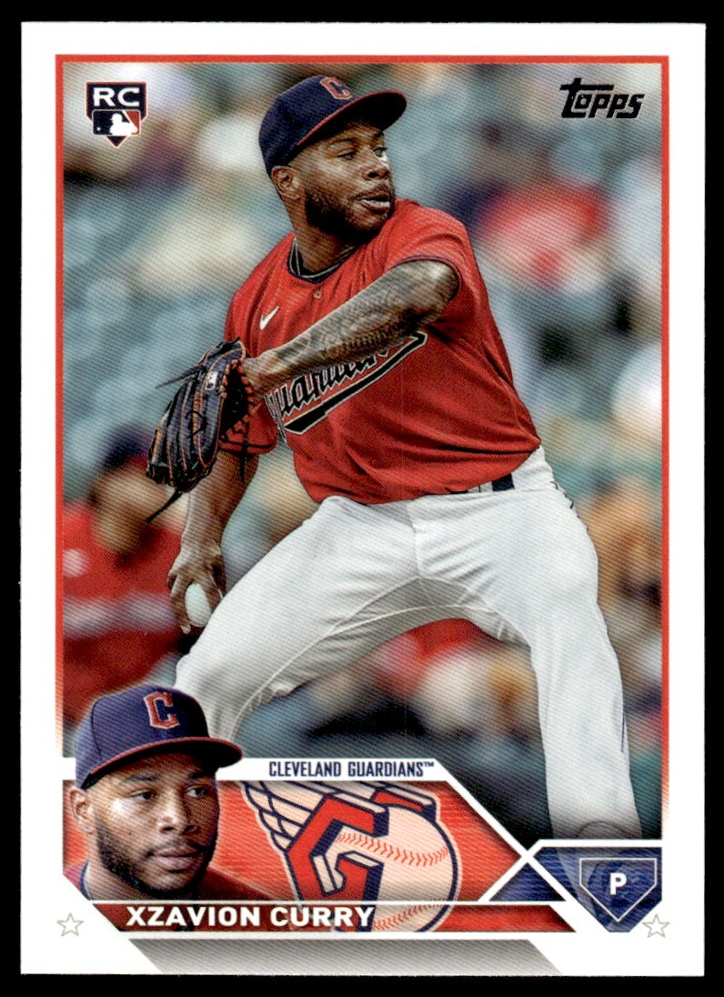 Xzavion Curry 2023 Topps Series 2 Rookie Card RC #513 Cleveland