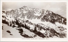 Kokanee Glacier Nelson BC Gowen Sutton Unused RPPC Postcard G35