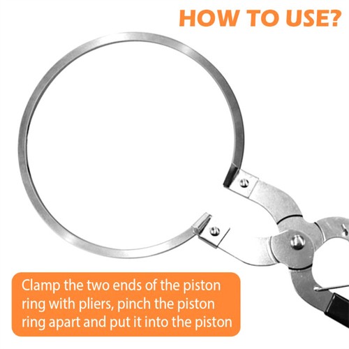 Piston Ring Installer Piston Ring Plier Piston Ring Compressor Tool Stainles _yi - Picture 7 of 7