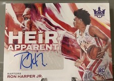 2022-23 Panini Court Kings Ron Harper Jr.- Heir Apparent Violet Rookie Autograph