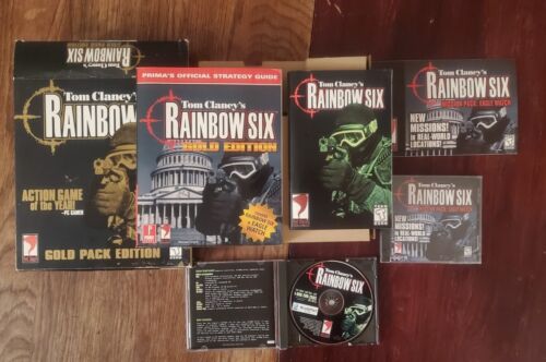 Tom Clancy's Rainbow Six: Gold Pack Edition (PC, 1999) W/ Manuals - Picture 2 of 3