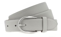 Vanzetti Classics 30Mm Cambered Leather Belt W85 GüRtel Accessoire Grey