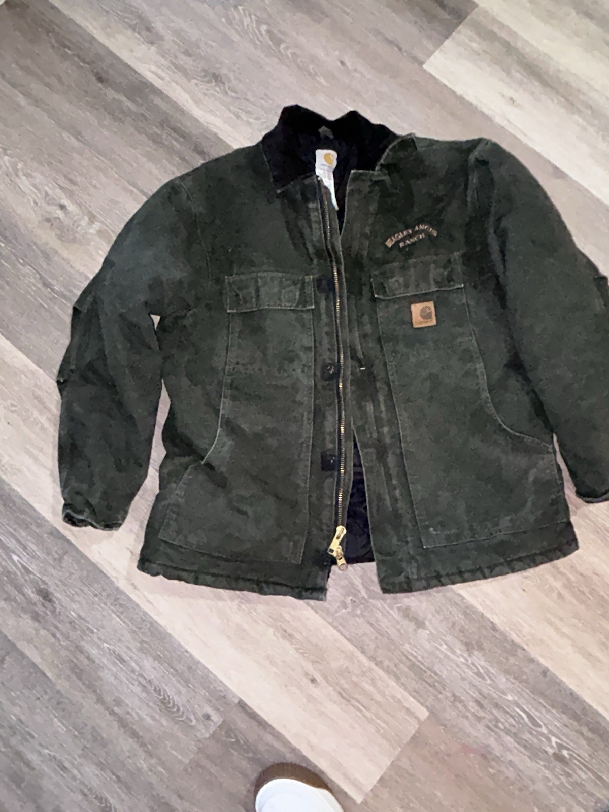 VTG Carhartt C26 Arctic Jacket MOS Moss Green Canvas … - Gem