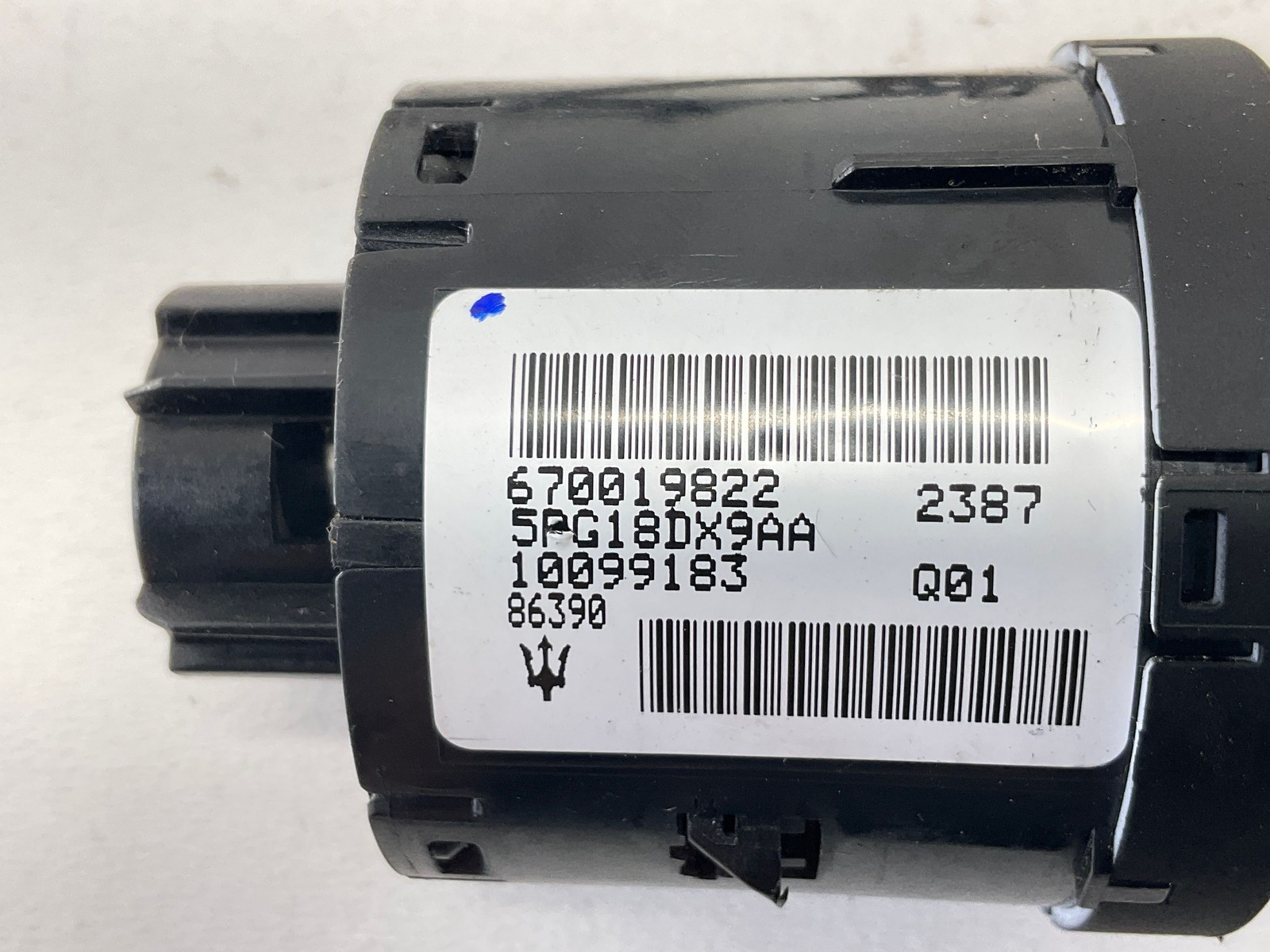 17-19 Maserati Ghibli Headlight Dimmer Light & Ignition & Temp Switches OEM CM