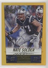 2014 Panini Hot Rookies Gold Zone 20/50 Nate Solder #302 9bp