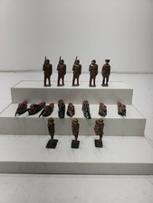 Lot of 16 Vintage Barclay Manoil Metal Toy Soldier Cast Lead Army Figures