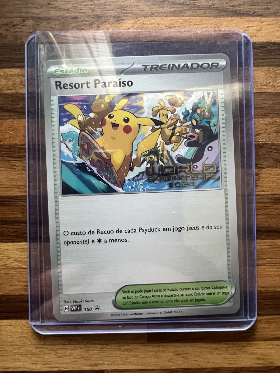 2024 Pokémon SVP IT Resort Paradiso #150 Pokémon TCG Paradise Resort STAFF Promo SVP #150 – Worlds 2024