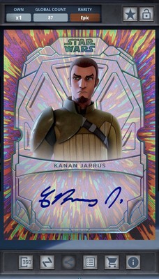 Star Wars Card Trader Galactic Antiquities Hyperspace Signature