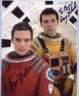 KEIR DULLEA & GARY LOCKWOOD signed 2001 ODYSSEY 8x10 photo AUTOGRAPH