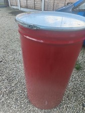 220 Litre Metal Drum with Removable Lid