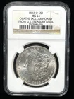 1883-O $1 Morgan Dollar OLATHE HOARD TREASURY BAGS NGC MS64 90% Silver US Coin