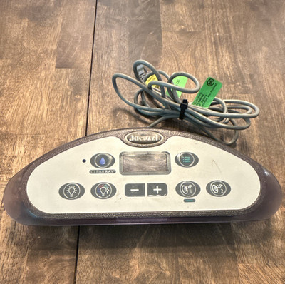 Jacuzzi J300 LCD Topside Spa Control Panel Gray/Black 6600-383
