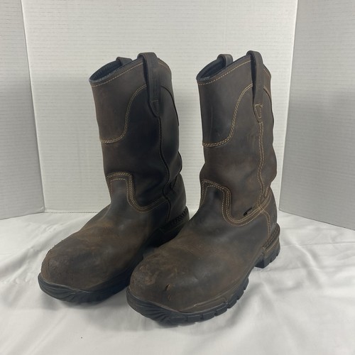 Red Wing Irish Setter Arbeitsstiefel 9,5 braun Leder wasserdicht Stahlkappe 83906