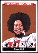 Billy Sims Sportkings 2004 Football Card #159 Heisman Rookie HOF Oklahoma. rookie card picture