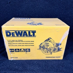 DEWALT DWE575SB 7-1/4" Scie circulaire légère avec frein électrique - Nouveau dans la boîte