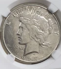 1927 S Peace Silver Dollar AU About Uncirculated Better Date US $1 Coin -90