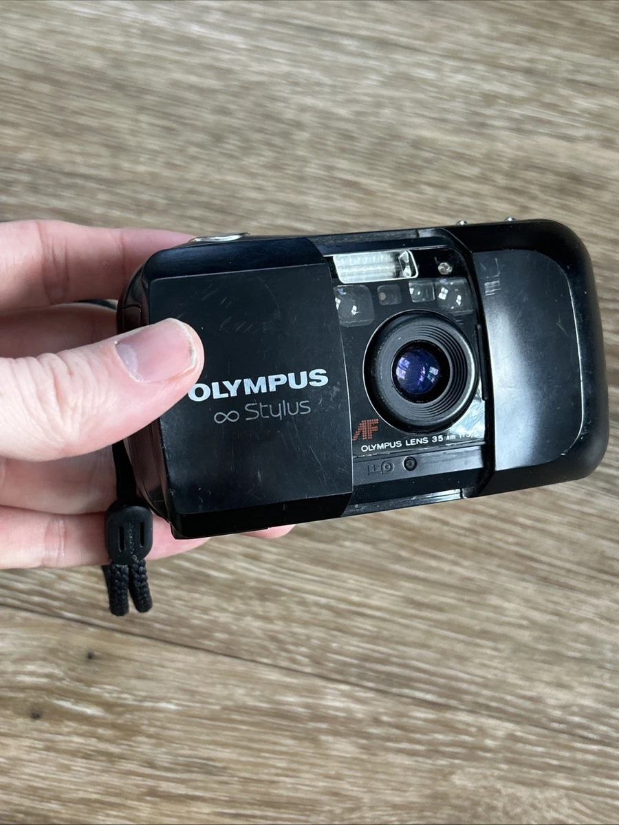 完動品！ブラック OLYMPUS μ[mju:]-II 35mm F2.8 Refurbished Olympus