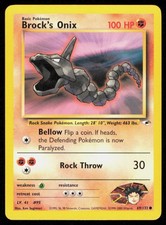 BROCK'S ONIX 69/132 COMMON GYM HEROES VINTAGE POKEMON LP on eBay
