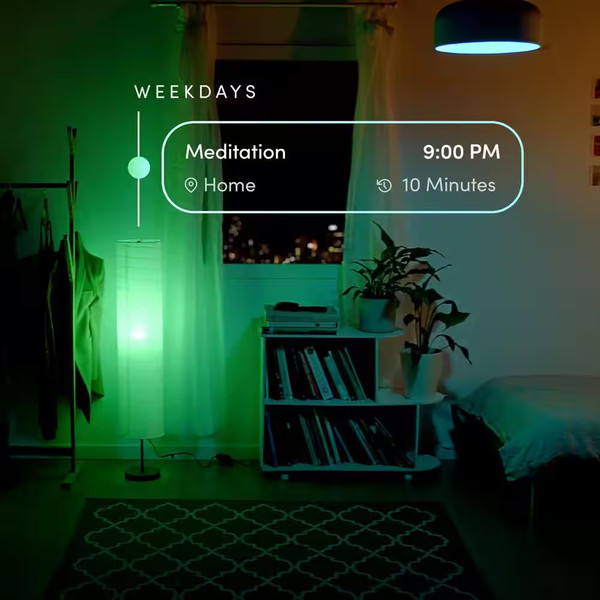 Alternate view of 100-watt Equivalent A21 Multi-color 9000k Wi-fi Led Light Bulb Works W/alexa/hey