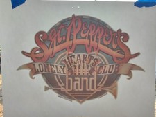 Vtg 1978 Iron-On Transfer Sgt. Pepper's Lonely Hearts Club Band Movie Logo
