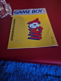 YOSHI NINTENDO GAME BOY MANUAL FOLLETO DE INSTRUCCIONES 1991 nes video super mario