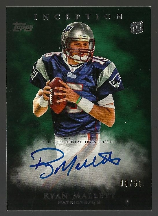 Ryan Mallett Topps Inception #102 Autograph