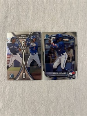 2025 Bowman Draft - Arjun Nimmala #A-20 Axis Insert W/ Bonus Chrome