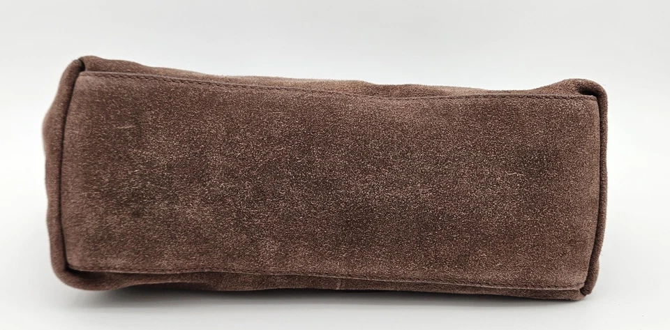 Nuevo con etiquetas Bolso Hobo Mini Gamuza Clem Lucky Brand, Marrón Cappuccino Oscuro 100% Gamuza Vaca Foto 4 de 4