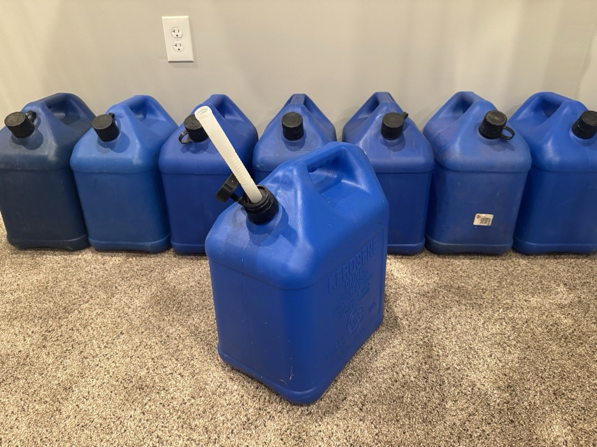 5L 5L 5 Gallon Blitz Vented Blue Kerosene Gas Can Pre Ban Flex