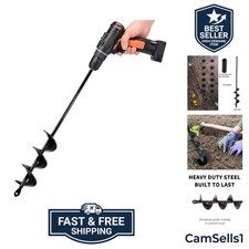 Auger Drill Bit for Planting 1.6x16.5inch Ext...
