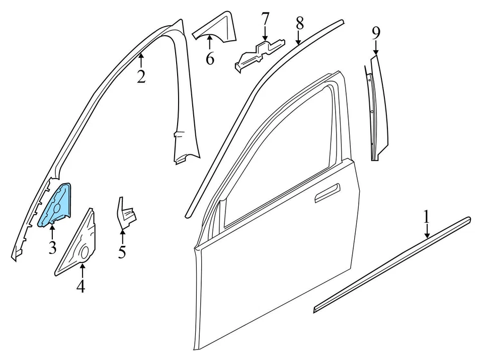 BMW ALPINA B7 XDRIVE - Altavoz tweeter PUERTA DELANTERA IZQUIERDA con rejilla (HiFi superior) Foto 4 de 4