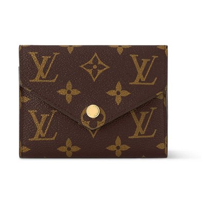 LOUIS VUITTON Victorine Wallet for Women, Brown 4.7x1x3.7 in