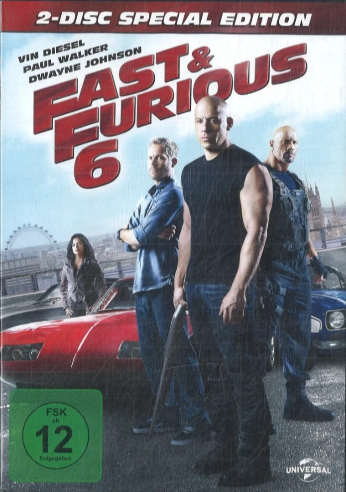Fast & Furious 6 DVD Vin Diesel Paul Walker Action Film Fast Furious 6 - Bild 4