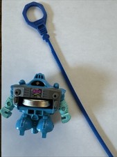 1982 Tomy Corp Gyro Gyrobot Spinning Toy Robot Blue Color Made In Japan Vintage
