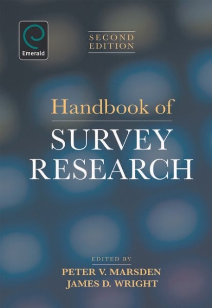 Handbook of Survey Research by James D. Wright (2010, Hardcover)