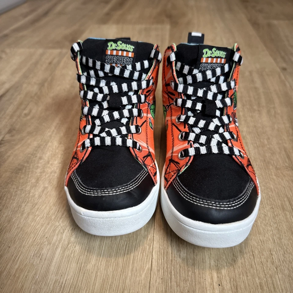 Skechers Dr. Seuss 绿色蛋和火腿高帮运动鞋 1 码 — 第 4/4 张图片