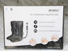 CINCOM Air Compression Leg Massager Foot Calf Leg Wraps 2 Modes 