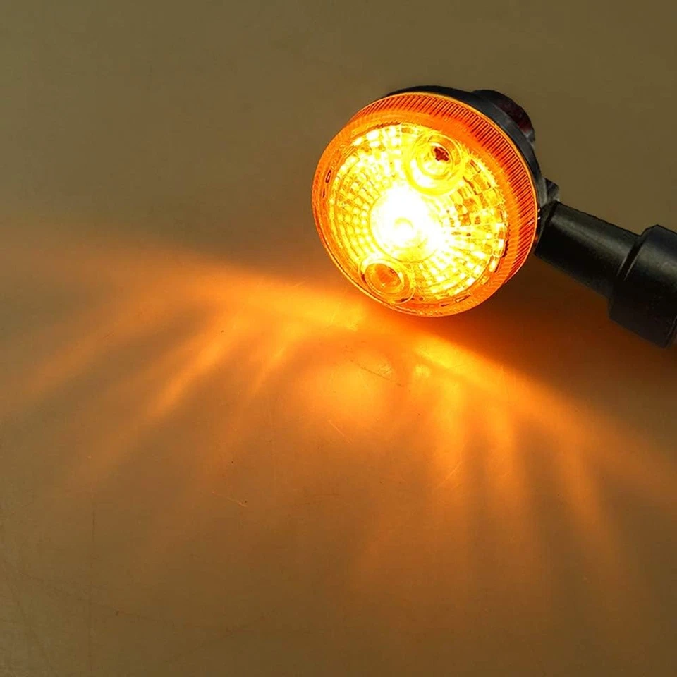 4pcs Indicateurs de Moto Clignotants 12V Étanche Universel pour GN125 Moto - Photo 4/4