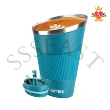 Travel Mugs,380ml Insulated Coffee Cup with Leakproof Lid,Reusable EACH