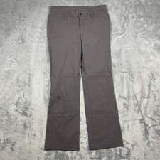 Athleta Women Grey Athletic Pants Size 4 Bootcut Zip Pocket