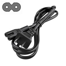 AC DC Power Supply Adapter Cord Cable Connectors 2 pin 2-prong 150cm US Plug