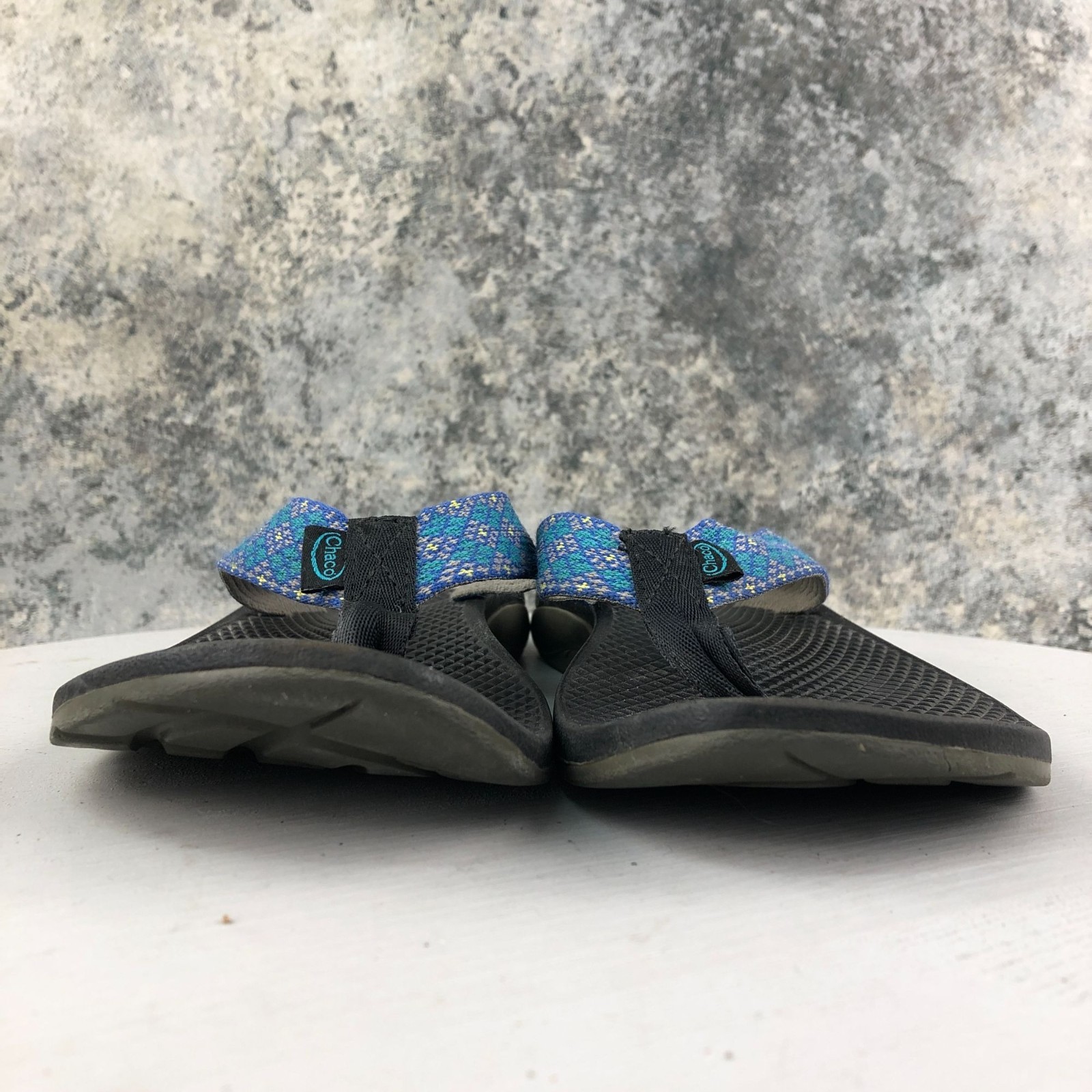 APL Infradito infradito Chaco donna taglia 10 Vibe blu giallo slip on Vibram outdoor