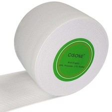 Knit Elastic 2 Inch Wide White Heavy Stretch High Elasticity Knit Elastic Band 5