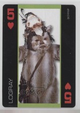 2011 Cartamundi Star Wars Heroes Playing Cards Logray #5H 2rz