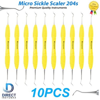 Sickle Scaler 204S Dental Hand Instruments Pro Periodontal Pick Hygiene Tool
