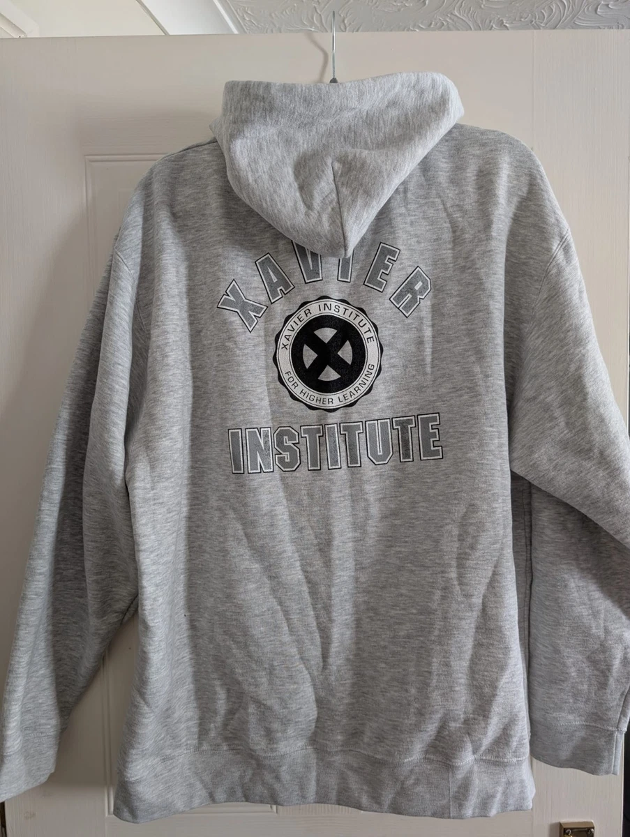 Sudadera con capucha gris oficial Marvel X-men "Xavier Institute". Talla XL. Excelente estado