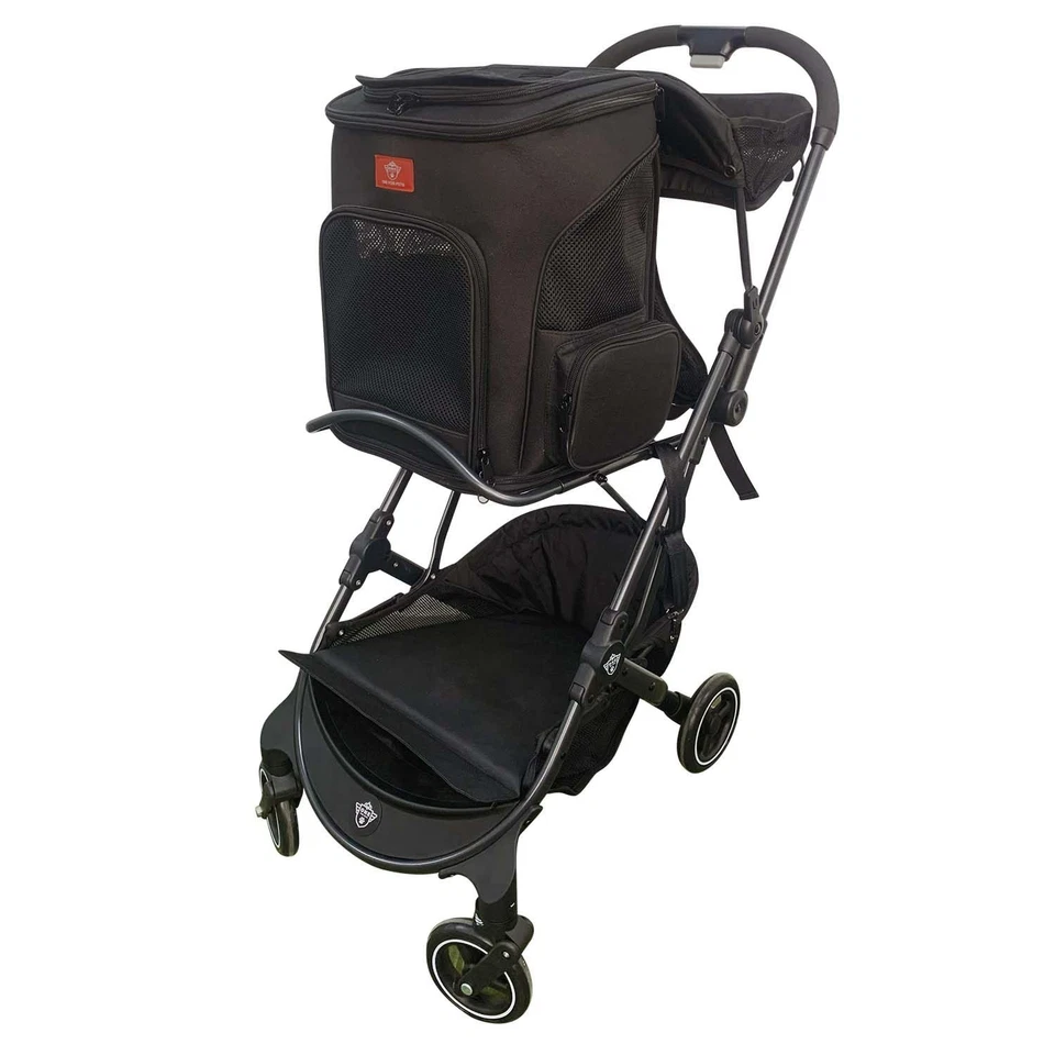 La Mochila Expandible Porta Mascotas para Gatos y Perros Pequeños, Coche Plegable para Perros... Foto 3 de 4