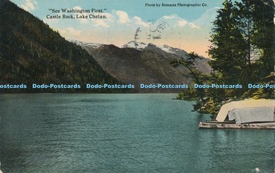 R014935 Siehe Washington First Castle Rock Lake Chelan Lowman und Hanford 1918 B H