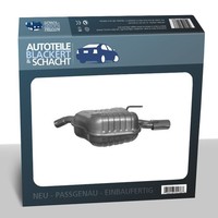 Auspuff Endtopf für Opel Vectra C + GTS