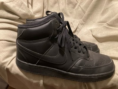 Size 10 - Nike Court Vision Mid Triple Black